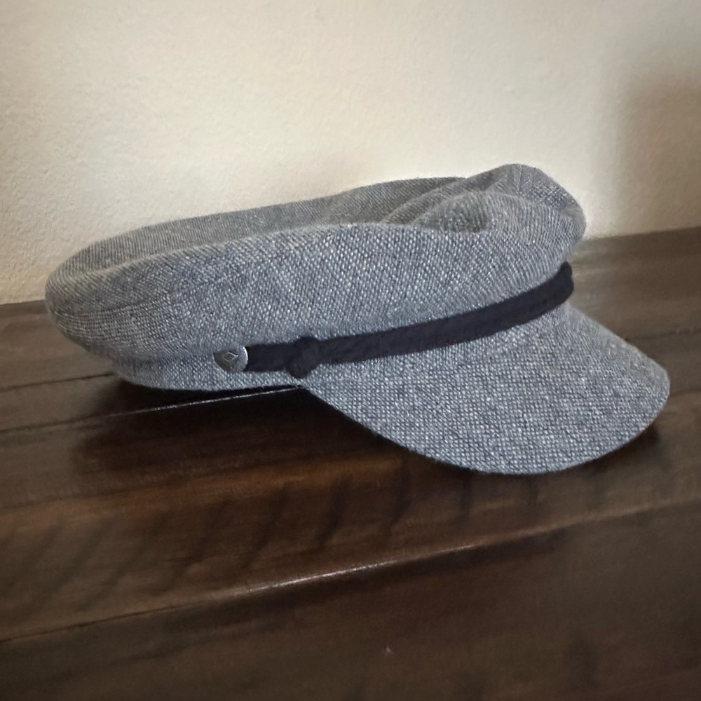 Brixton Charcoal Tweed Newsboy Cap